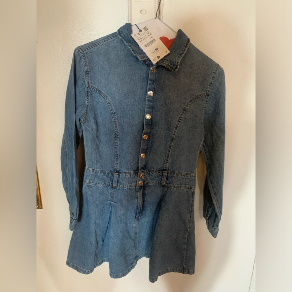 Denim dress from Zara